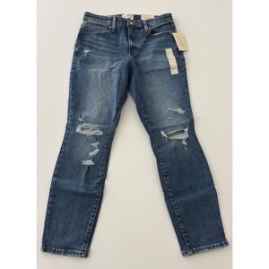 Universal Thread Distressed High Rise‎ Skinny Jeans Medium Wash Size 10S
